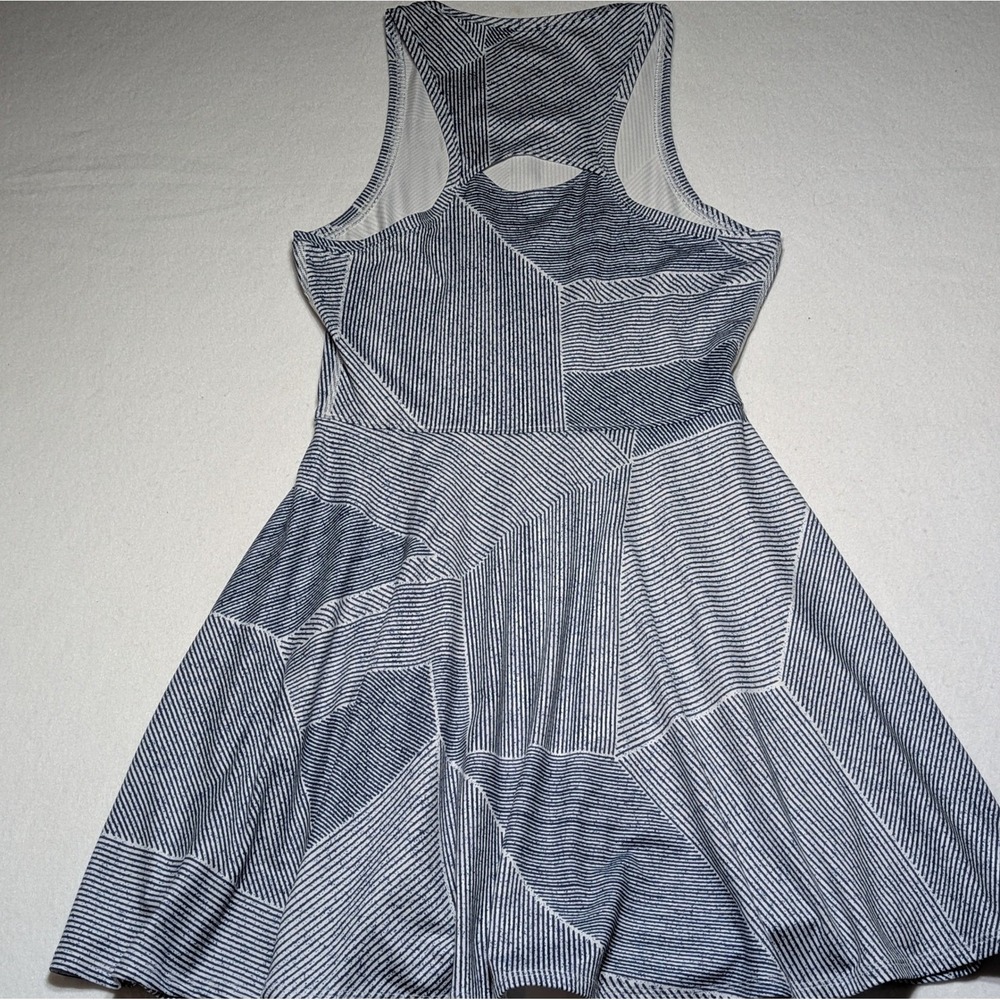 Nike Dri-FIT Sleeveless Fit & Flare Tennis Dress Blue White Women's XS - Picture 6 of 8